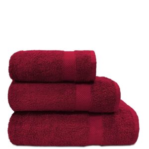 Burgundy - 100% COTTON TERRY TOWEL