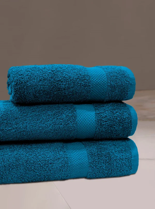 TURK BLUE - 100% COTTON TERRY TOWEL - Image 2