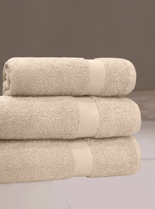 SAND - 100% COTTON TERRY TOWEL - Image 2