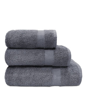 GREY- 100% COTTON TERRY TOWEL