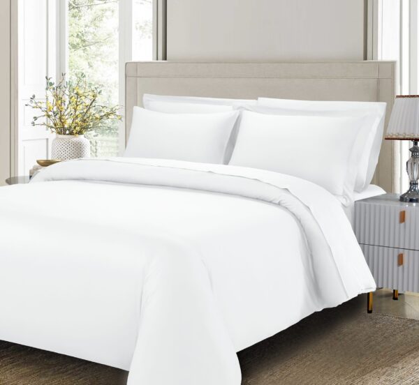 CT- Bed Sheet Bamboo White